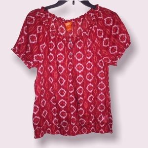 Joe Fresh ikat print top